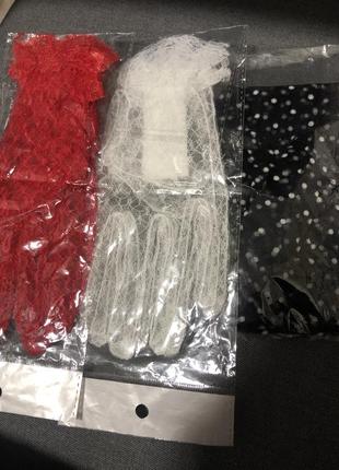 Набір перчаток для свят із фатина