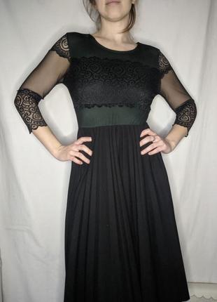 Базова класична вечірня випускна сукня мереживо ретро вінтаж5 фото