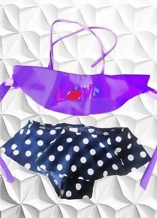 Купальник для дівчаток  розміри 28 30 32 34, 36   укр