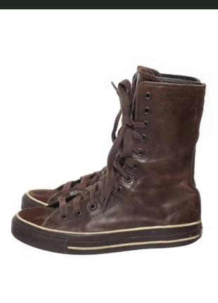 Винтажные кеды converse brown boots3 фото