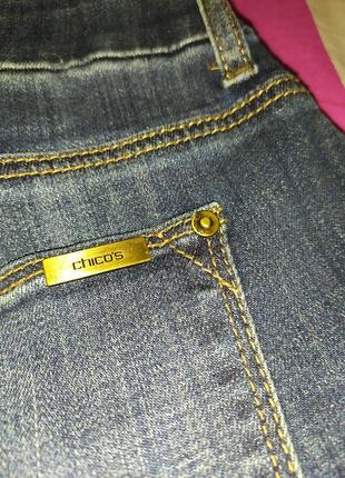 Укорочені 👖 джинси chico's, xl9 фото