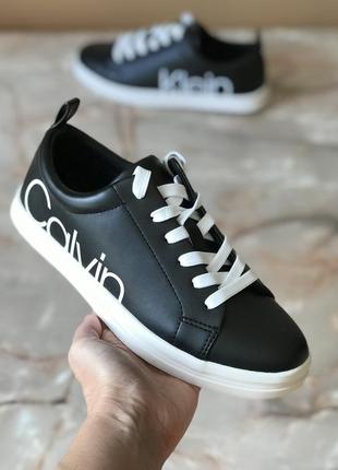 Кеды женские calvin Rib klein maddie black черные оригинал кроссовки