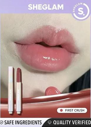 Блиск-олівець для губ sheglam pout-perfect shine lip plumper first crush 2 г4 фото