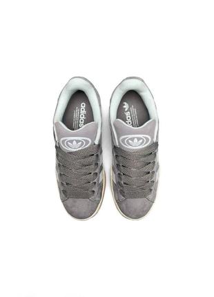 🤩жіночі кросівки adidas originals campus grey white gum6 фото