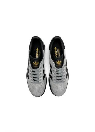 🔥жіночі кросівки adidas originals gazelle gray black6 фото