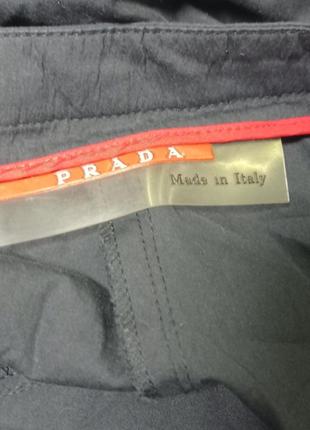 Вінтажні бавовняні тоненькі брюки Detail prada, італія,р.443 фото