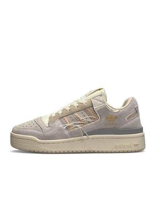 🔥жіночі кросівки adidas forum 84 low “off white” beige