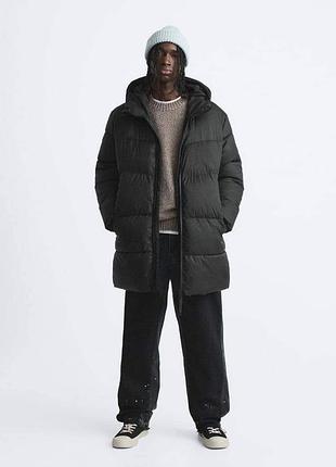 Зимова куртка zara курточка пуховик пальто