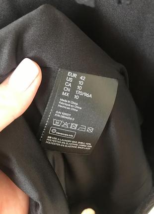 Eur42 uk14 h&m красивая чёрная блузка с кружевом майка9 фото