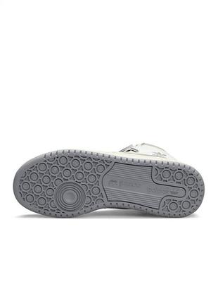 🔥жіночі кросівки adidas football originals forum 84 mid milk grey pink2 фото