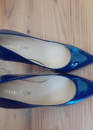 Ivanka trump туфли лодочки  на  высоком каблуке, оригинал, натуральная лакированная кожа3 фото