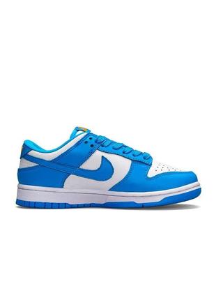 🔥жіночі кросівки nike sb dunk low prm white blue yellow3 фото