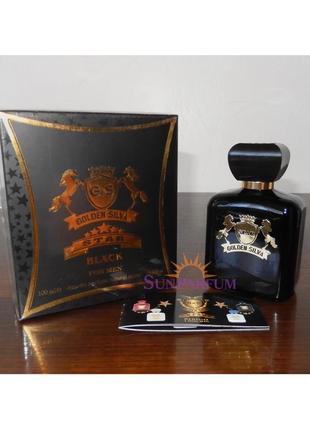 Авторські чоловічі духи golden silva star black for men