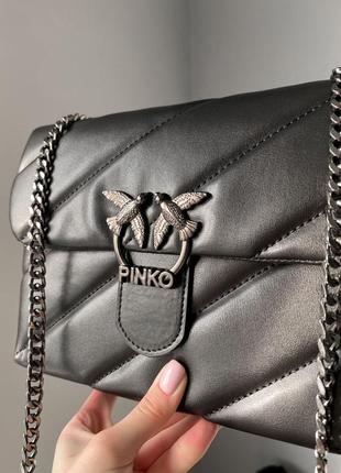 Pinko puff black grey