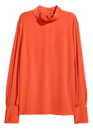Блузка h&m. оранжевая2 фото