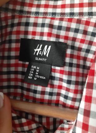 Рубашка в клетку h&m3 фото