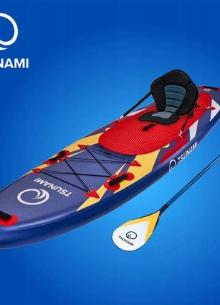 Надувна sup дошка tsunami 320 см з веслом bolt t074 фото