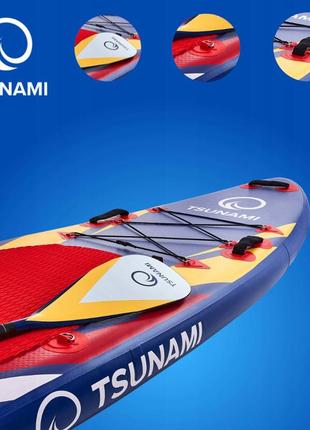 Надувна sup дошка tsunami 320 см з веслом bolt t076 фото