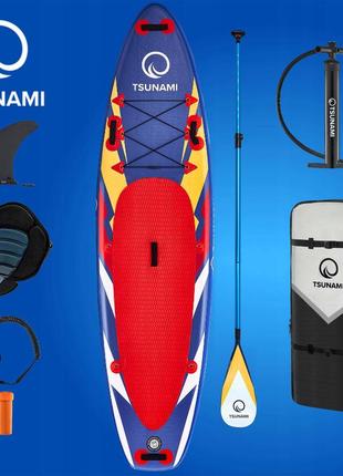 Надувна sup дошка tsunami 320 см з веслом bolt t072 фото