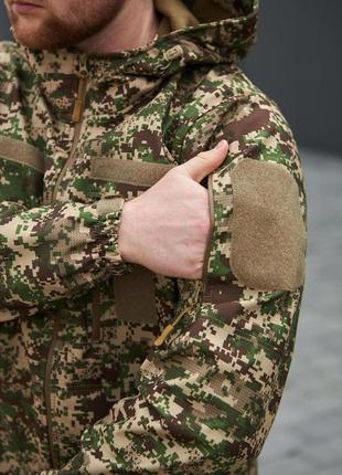 Куртка демісезонна soft shell хижак ak military7 фото