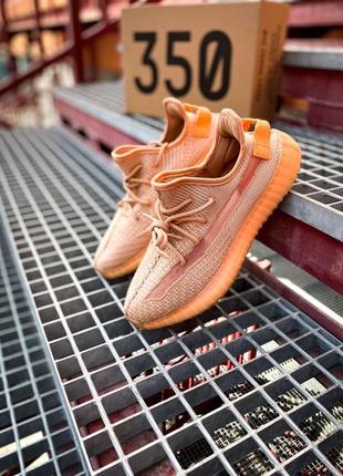 Женские / мужские кроссовки изи буст adidas yeezy boost 350 "clay kids1 фото