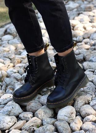 Ботинки dr. martens 1460 black❤, мартинсы кожаные, сапоги мартинс2 фото