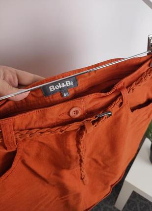 Оранжевая джинсовая юбка от bel&bo2 фото