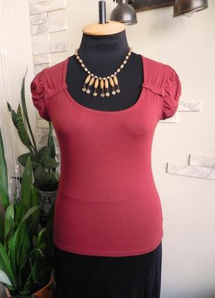 Футболка теракотового кольору next