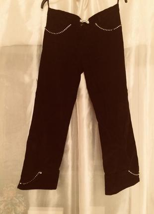 Капри велюровые