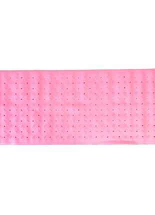 Килимок у ванну на присосках mgz-0901(soft-pink) 35х95 см