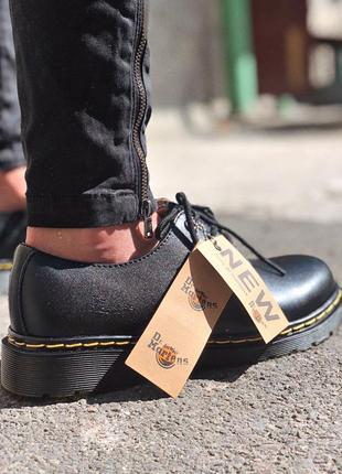 Dr.martens 1461 туфлі унісекс пресована натуральна шкіра мартінс жіночі чоловічі демі весна осінь кожаные туфли мужские женские