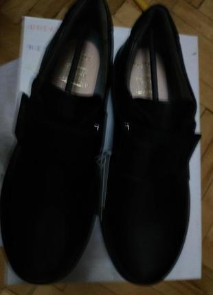Туфли черные кожаные geox5 фото