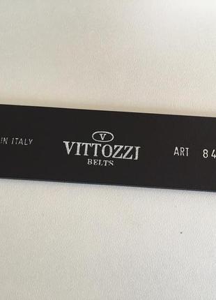 Натуральный кожаный ремень бренд vittozzi италия номерной в стиле prada gucci8 фото