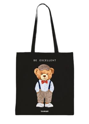 Екошопер bookopt вк4057 teddy bear (be excellent) чорний