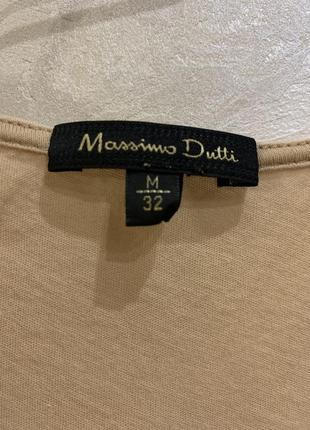 Шелковая блуза бренда massimo dutti. размер м.2 фото