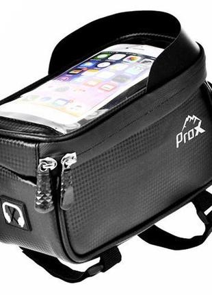 Сумка на раму prox nevada 203 на смартфон 6.5" черный (a-sp-0269)