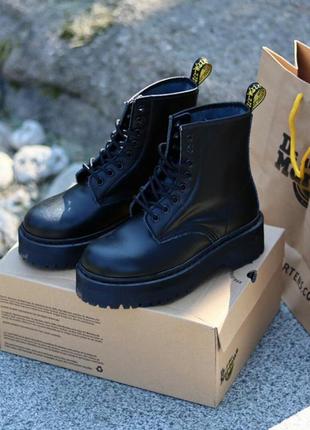 Ботинки dr. martens jadon total black черевики