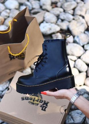 Ботинки dr. martens jadon black черевики1 фото