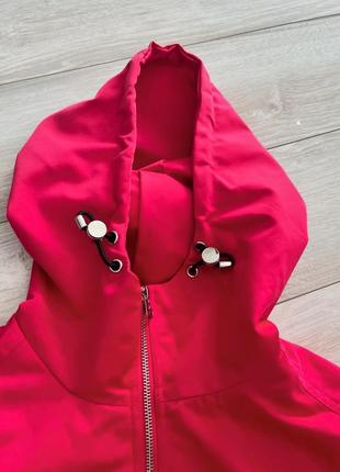 Класна яскрава куртка в актуальному рожевому кольорі від benetton 👍🔥💕7 фото