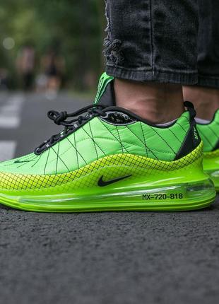Nike air max 720 termo green термо кросівки найк у салатовому кольорі (40-45)
