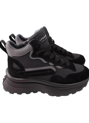 Черевики жіночі li fexpert чорні натуральна шкіра, 38