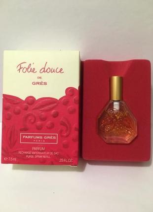 Gres folie douce 7,5 ml духи винтаж оригинал редкость