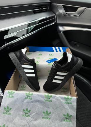 Чоловічі кросівки adidas originals iniki total black white