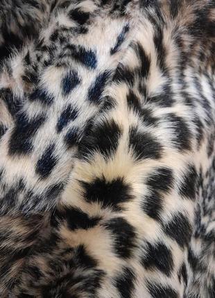 Стильна нова дублянка пальто куртка леопардовий принт6 фото