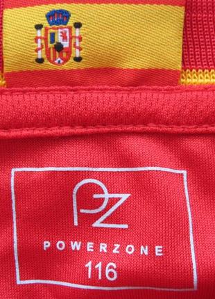 Powerzone (рост 116) спортивная футбольная футболка детская испания6 фото