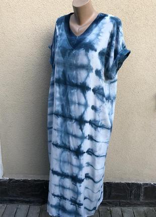 Сукня штапельне в принт,етно східний стиль бохо,3 фото