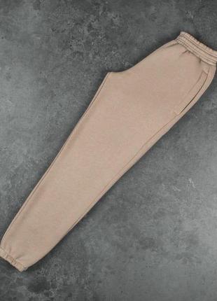 Мужские штаны джоггеры с карманами песочные pobedov 007 зима