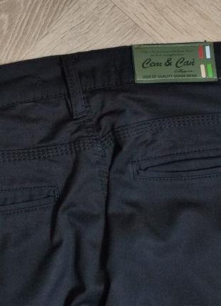 Cem&can чорні класичні брюки, бавовняні , туреччина3 фото