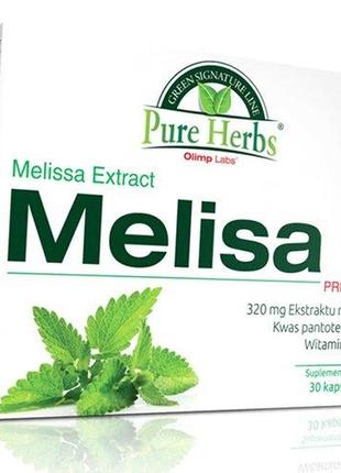 Екстракт листя меліси, melissa premium, olimp nutrition 30капс (71283029)