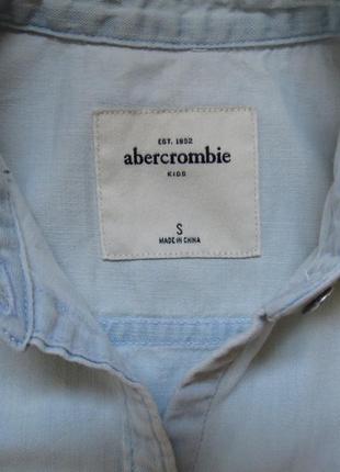 Стильная котоновая рубашка  на кнопках блуза без рукавов от abercrombie4 фото